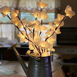 NNETM 1pc-20 LED White Willow Branch Lights