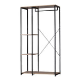 NNEDSZ Home MGarment Rack &amp; Shelving 3 Tier Sleek Stylish Modern Design 1.67m
