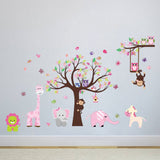 NNEKGE Woodland Animals Wall Sticker