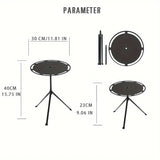 NNETM Adjustable Height Telescopic Outdoor Tripod Folding Table