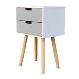 NNEDSZ Home M2 Drawer Side Table Modern Sleek &amp; Stylish Neutral Design 61cm