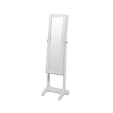 NNEDSZ Home M140cm Full Length Mirror Jewellery Cabinet Adjustable Angle