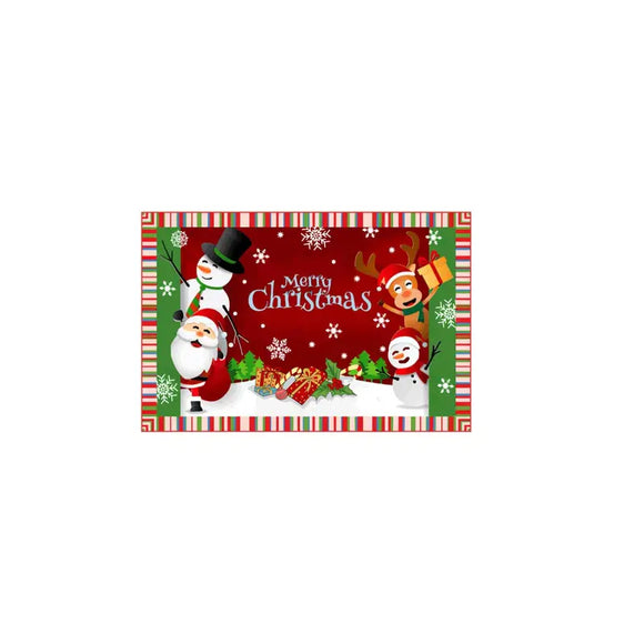 NNETM Santa's Arrival Area Rug: Festive Carpet to Welcome Christmas Magic