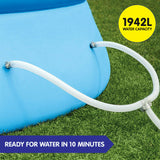 NNEDPE Intex 28108AU Easy Set Above Ground Swimming Pool 2.44m x 61cm
