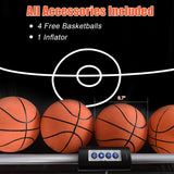 NNECW 8-in-1 Electronic Basketball Hoop Arcade Game for Indoor