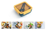 NNEKG Leakproof Premium Lunch Box with Cutlery Set (4 Pack)