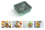 NNEKG Leakproof Premium Lunch Box with Cutlery Set (4 Pack)