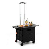 NNECW Shopping Cart with Quick-Folding Design
