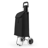 NNECW Shopping Trolley Cart with 2 Rubber Tires