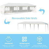 NNECW Waterproof Gazebo Tent with Strong Connection Stakes Ropes for Party