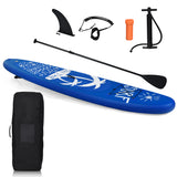 NNECW 335 x 76 x 16cm Inflatable Stand Up Long Surf Paddle Board