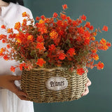 NNETM Vibrant Artificial Fall Flowers - Set of 4