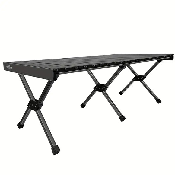 NNETM Portable Aluminum Folding Table with Carrying Bag