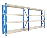 NNEDPE 2 Bay Garage Storage Steel Rack Shelving 3.0m 800kg