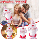 NNETM Valentine's Day Gnome Plush Doll Decorations - Set of 2