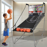 NNECW 8-in-1 Electronic Basketball Hoop Arcade Game for Indoor