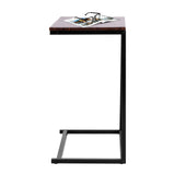 NNECW Industrial Styled C Shaped Side End Table-Coffee