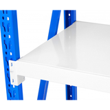 NNEDPE 1 Bay Garage Storage Steel Rack Long Span Shelving 1.5m-wide 400kg