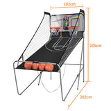 NNECW 8-in-1 Electronic Basketball Hoop Arcade Game for Indoor