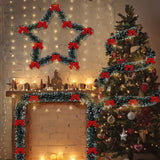 NNETM Sparkling Christmas Tinsel Garland - 179.83 cm | Festive Metallic Twist Decoration