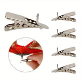NNETM 30PCS Mini Metal Clips for Christmas - Festive Ornament Fixing Clips