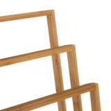 NNEDSZ HOME Bamboo Towel Bar Holder Rack 3-Tier Freestanding for Bathroom and Bedroom