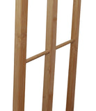NNEDSZ HOME Bamboo Towel Bar Holder Rack 3-Tier Freestanding for Bathroom and Bedroom