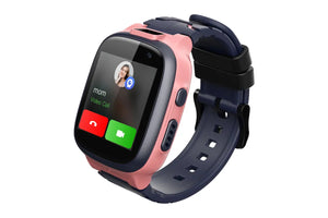 NNEKG 360 4G GPS Dual Camera Kids Smart Watch E2 (Pink)
