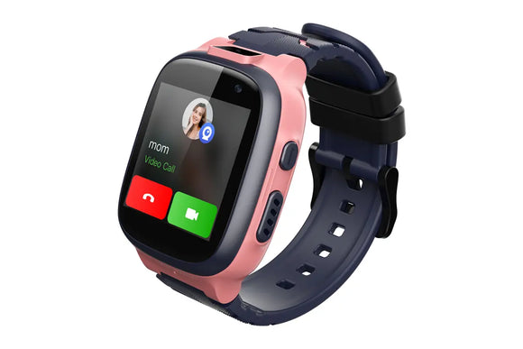 NNEKG 360 4G GPS Dual Camera Kids Smart Watch E2 (Pink)