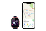 NNEKG 360 4G GPS Dual Camera Kids Smart Watch E2 (Pink)