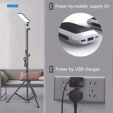 NNETM Black Matte Portable Outdoor Camping Lamp with USB Charging