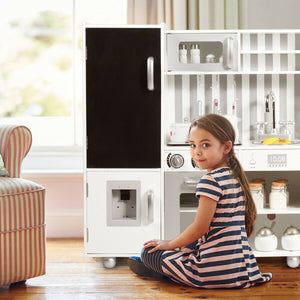 NNECW Large Wooden Kids Play Kitchen Set Toy