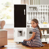 NNECW Large Wooden Kids Play Kitchen Set Toy