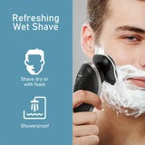 NNETM Advanced Electric Shaver for Men with Clean Charge Station