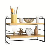 NNETM Desktop Shelf Organizer with Multi-layer Design