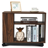 NNECW 3-tier Side Table with Storage Shelf for Living Room