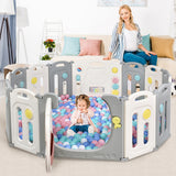 NNECW Kids Safety Yard Activity Center with Storage Bag