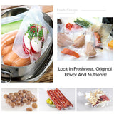 NNEIDS 6x Vacuum Food Sealer Bag Bags Foodsaver Storage Saver Seal Commercial Heat Roll