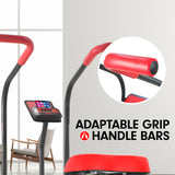 NNEDPE Powertrain Air Resistance Fan Exercise Bike for Cardio - Red