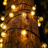 Enhance Your Space with 1 Pack 100 LED Solar String Lights | Waterproof, 8 Lighting Modes