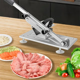 NNETM Precision Kitchen Cutting Tool - Adjustable Thickness Meat, Fruit, and Vegetable Slicer