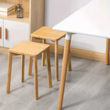 NNETM Eco-Friendly Bamboo Stool: Simplify Your Space with Style