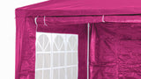 NNEDPE 3x3m Wallaroo Outdoor Party Wedding Event Gazebo Tent - Pink