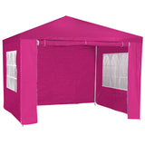 NNEDPE 3x3m Wallaroo Outdoor Party Wedding Event Gazebo Tent - Pink