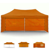 NNEDPE Gazebo Tent Marquee 3x6m PopUp Outdoor Wallaroo Orange