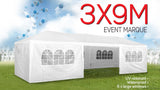NNEDPE 3x9 Outdoor Wedding Event Marquee Tent