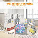 NNECW Kids Safety Yard Activity Center with Storage Bag