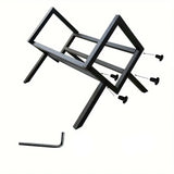 NNETM Metal Desktop Cubby Shelf - Black Finish