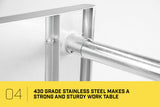 NNEDPE 430 Stainless Steel Work Bench 1219 x 610mm