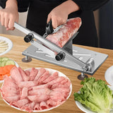 NNETM Precision Kitchen Cutting Tool - Adjustable Thickness Meat, Fruit, and Vegetable Slicer